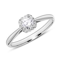 🦚 Ring aus 950er Platin mit Diamanten