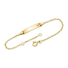 🦚 Armband für Damen aus 14K Gold mit Diamant