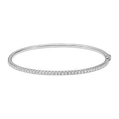 🦚 Armreif mit lab grown Diamanten, Weißgold oder Platin