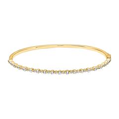 🦚 Aufklappbarer Damen-Armreif aus Gold mit Diamanten