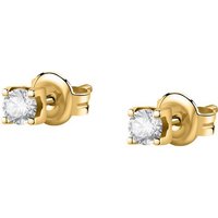 CHRIST Paar Ohrstecker CHRIST Damen-Ohrstecker 585er Gelbgold 2 Diamant gelb