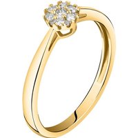 CHRIST Diamantring CHRIST Damen-Damenring 585er Gelbgold 13 Diamant gelb|goldfarben