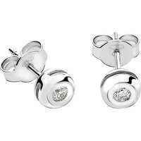 CHRIST Paar Ohrstecker CHRIST Damen-Ohrstecker 375er Weißgold 2 Diamant