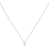CHRIST Collier CHRIST Damen-Kette 585er Weißgold 16 Diamant goldfarben