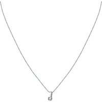 CHRIST Collier CHRIST Damen-Kette 375er Weißgold 1 Diamant goldfarben