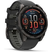 Garmin fenix® 8 AMOLED Saphir mit Lederarmband Ref. 010-02904-21 - Multisport GPS Smartwatch