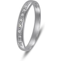 CHRIST Diamantring CHRIST Damen-Damenring 585er Weißgold 8 Diamant goldfarben