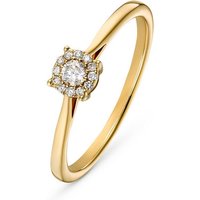 CHRIST Diamantring CHRIST Damen-Damenring 585er Gelbgold 13 Diamant gelb|goldfarben