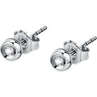 CHRIST Paar Ohrstecker CHRIST Damen-Ohrstecker 375er Weißgold 2 Diamant