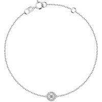 CHRIST Armband CHRIST Damen-Armband 585er Weißgold 1 Diamant, Damenschmuck weiß