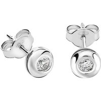 CHRIST Paar Ohrstecker CHRIST Damen-Ohrstecker 585er Weißgold 2 Diamant