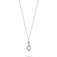 CHRIST Collier CHRIST Damen-Kette 375er Weißgold 3 Diamant goldfarben