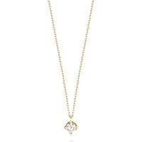 CHRIST Collier CHRIST Damen-Kette 585er Gelbgold 1 Diamant gelb|goldfarben