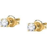 CHRIST Paar Ohrstecker CHRIST Damen-Ohrstecker 585er Gelbgold 2 Diamant gelb