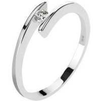 CHRIST Diamantring CHRIST Damen-Damenring 585er Gelbgold 1 Diamant goldfarben|gelb