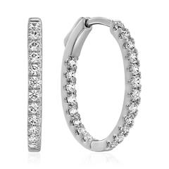 🦚 Lab Grown Diamant Ohrschmuck, aus Weißgold oder Platin
