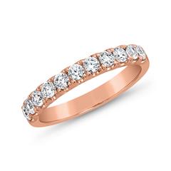 🦚 Roségoldener Ring für Damen mit lab-grown Diamanten