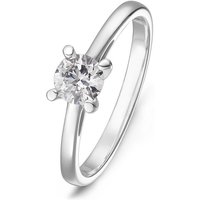 CHRIST Diamantring CHRIST Damen-Damenring 1 Diamant silberfarben