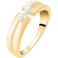 CHRIST Diamantring gelb|goldfarben