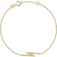 CHRIST Armband CHRIST Damen-Armband 375er Gelbgold Diamant gelb|goldfarben