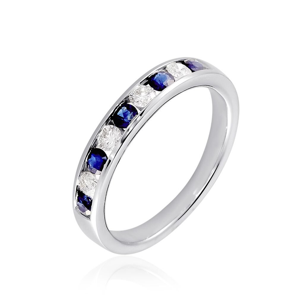 🦚 Carol Damen Ring Weißgold 585 (14 Karat) Diamant Weiß 0,24 ct, Ring mit Stein