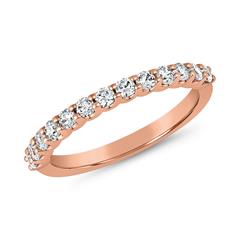🦚 Roségold Gravurring mit lab grown Diamanten
