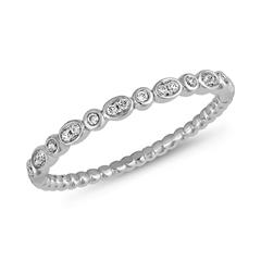 🦚 Weißgold oder Platin lab grown Diamantring für Damen
