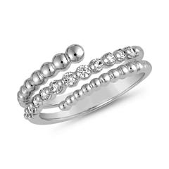 🦚 Ring aus Platin oder Weißgold mit lab grown Brillanten
