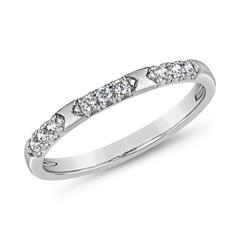 🦚 Ring aus Weißgold oder Platin mit lab grown Brillanten