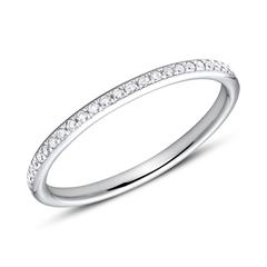 🦚 Ring Full Eternity 950er Platin 49 Diamanten