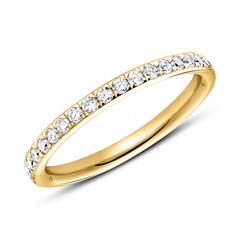 🦚 750er Gold Ring Full Eternity 37 Diamanten