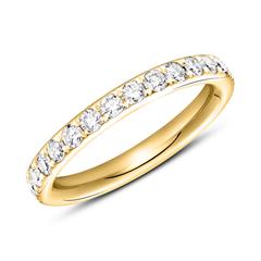 🦚 14K Gold Memoire Ring 28 Diamanten
