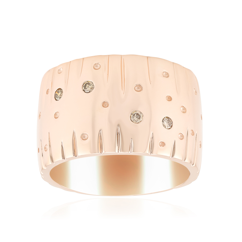 I1 Argyle-Rose de France-Brillant-Silberring (Annette)