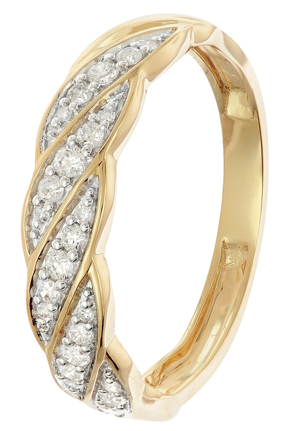 GLIZZ GL8694 Diamantring für Damen Gold 333/8K