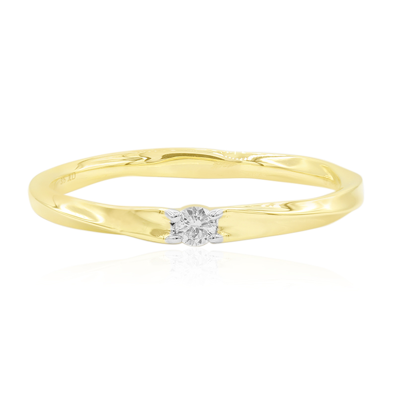 SI2 (G) Brillant-Goldring (Annette)