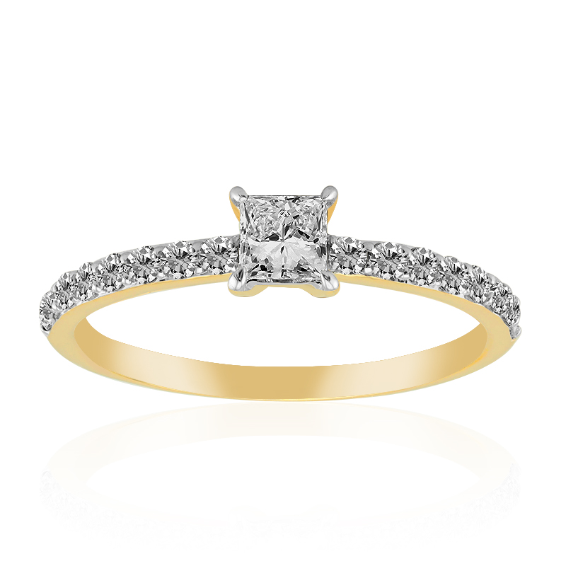 VVS1 (G) Diamant-Goldring (Annette)