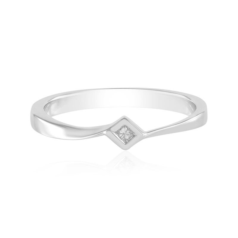 I3 (H) Diamant-Silberring