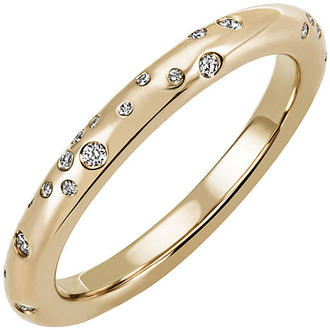 Damen Ring 585 Gold Gelbgold 34 Diamanten Brillanten 0 21ct. Diamantring - 58