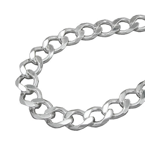 Kette Weitpanzer Silber 925 - 60