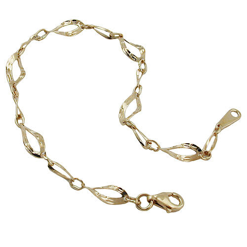 Armband Fantasie gemustert Gold 375
