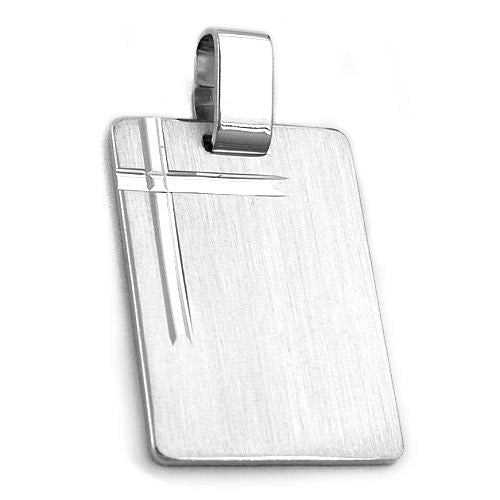 Anhänger Gravurplatte Silber 925