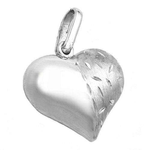 Anhänger Herz diamantiert Silber 925