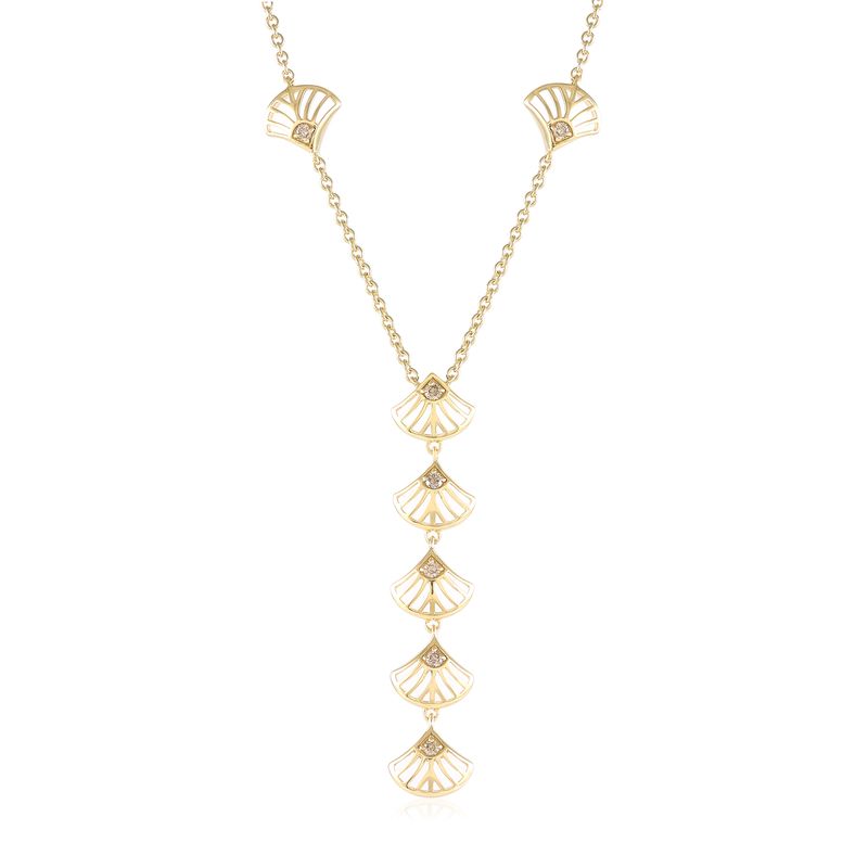 I2 Champagner-Brillant-Silbercollier (Ornaments by de Melo)