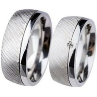 Ernstes Design Partnerringe Set Trauringe Silber R363.9-61 R362.9-61