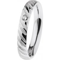 Ernstes Design Damen Trauring mit Diamant R643-55