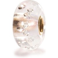 Trollbeads Bead Diamanten Bead Weiß, Gold, TGLBE-00071