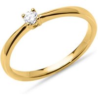 Unique Verlobungsring Filigraner Verlobungsring Diamant 0,1 ct. VR0132 (Größe: 48mm) goldfarben
