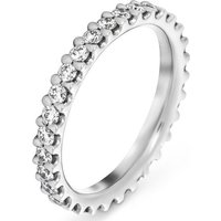 CHRIST Diamantring CHRIST Damen-Damenring Diamant silberfarben