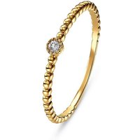 CHRIST Diamantring CHRIST Damen-Damenring 1 Diamant, mit Diamant goldfarben