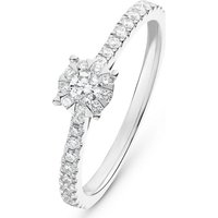 CHRIST Diamantring CHRIST Damen-Damenring 32 Diamant goldfarben